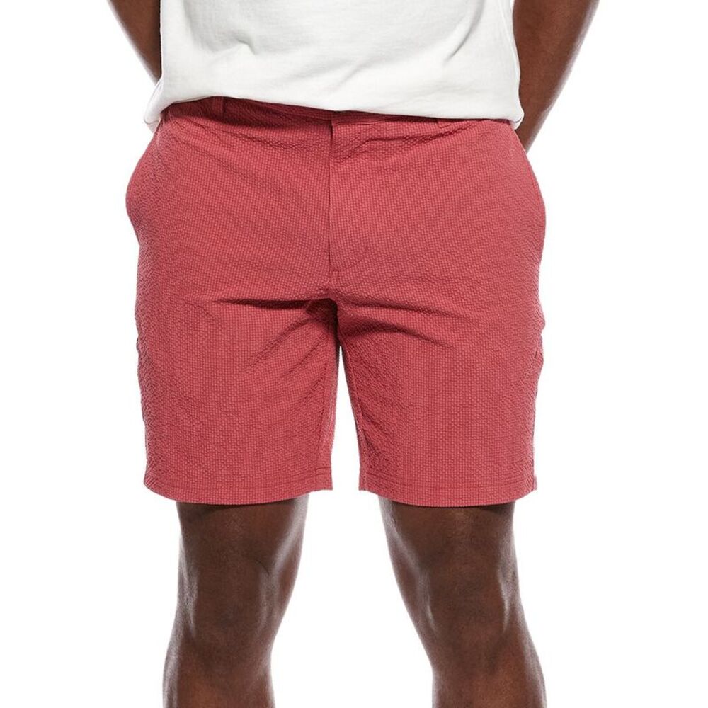 Tailorbyrd Mens  Seersucker Short, Pink
